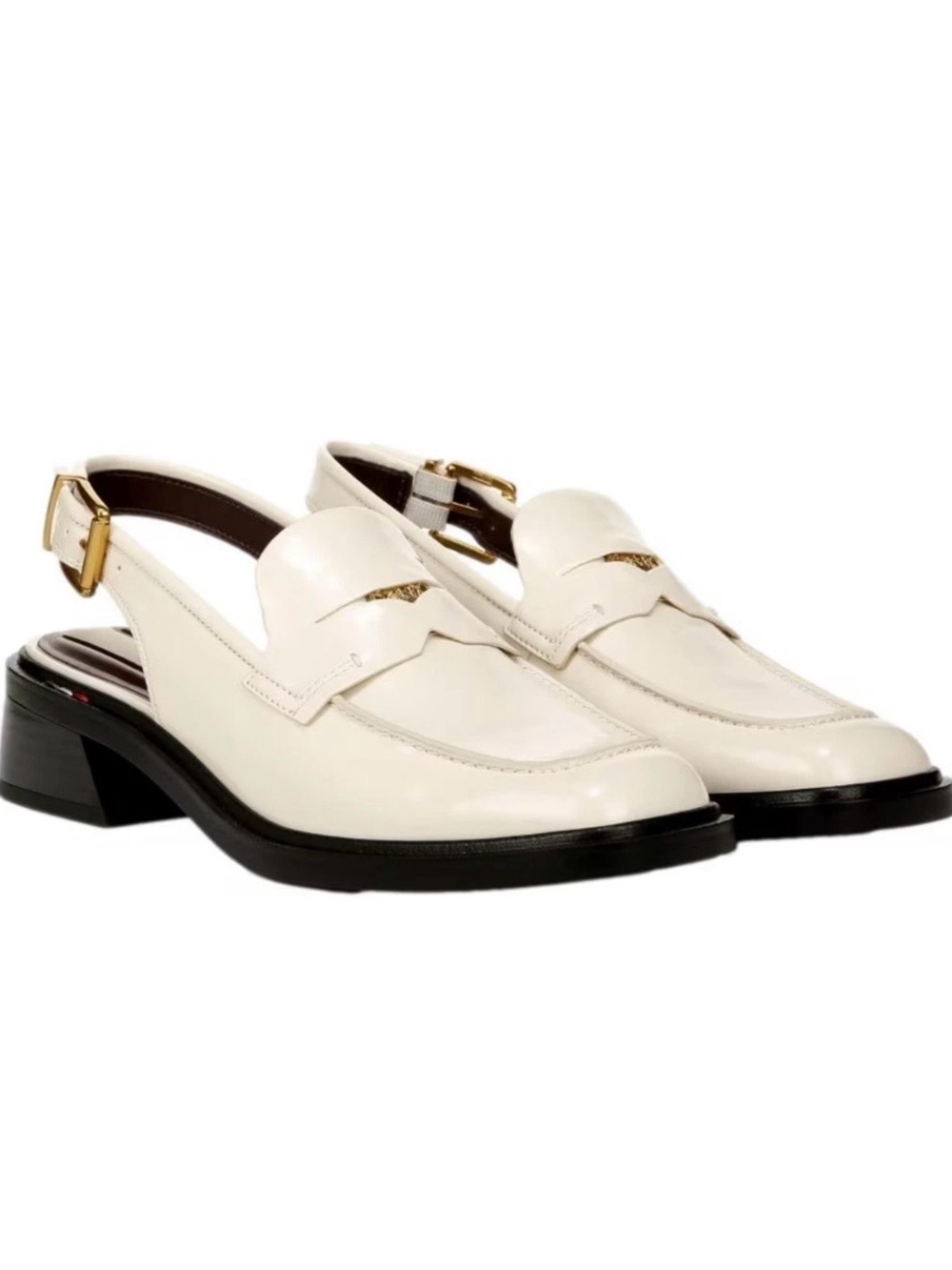Franco Sarto Giada Slingback Loafer Vanilla I7412S1100 Women's Size 5.5